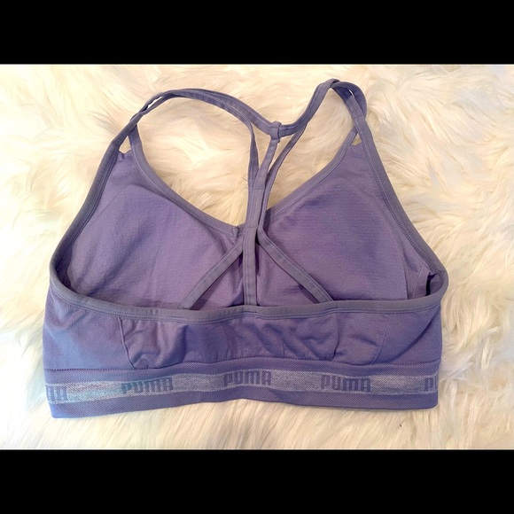 Puma Lilac Purple Woman’s Sports Bra Size Medium - Picture 3 of 10